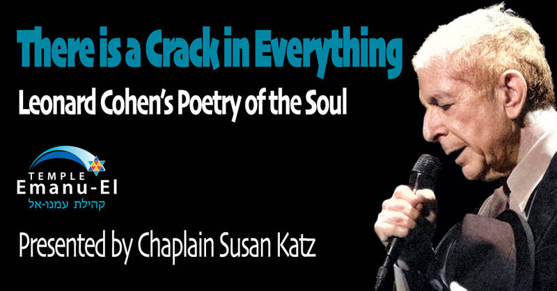 Banner Image for There is a Crack in Everything: Leonard Cohen's Poetry of the Soul