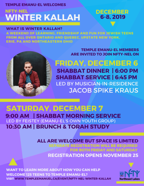 Banner Image for TempO Emanu-El Family Shabbat with NFTY-NEL led by Jacob Spike Kraus